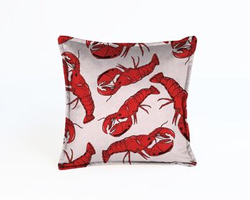 Coussin Velours 45x45 (Fête Homard) 3