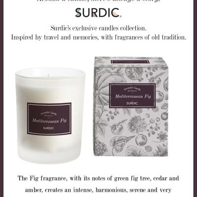 Scented candle (Mediterranean Fig)