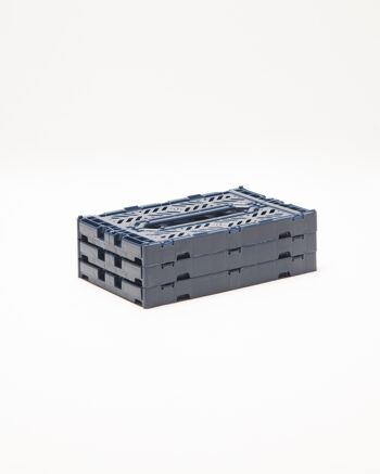 Odett Folding Mini Box (Set 3) (Bleu Marine) 7