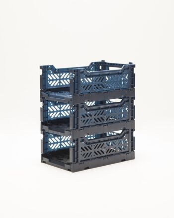 Odett Folding Mini Box (Set 3) (Bleu Marine) 9