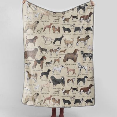 Blanket 130x170 (Dog Types)