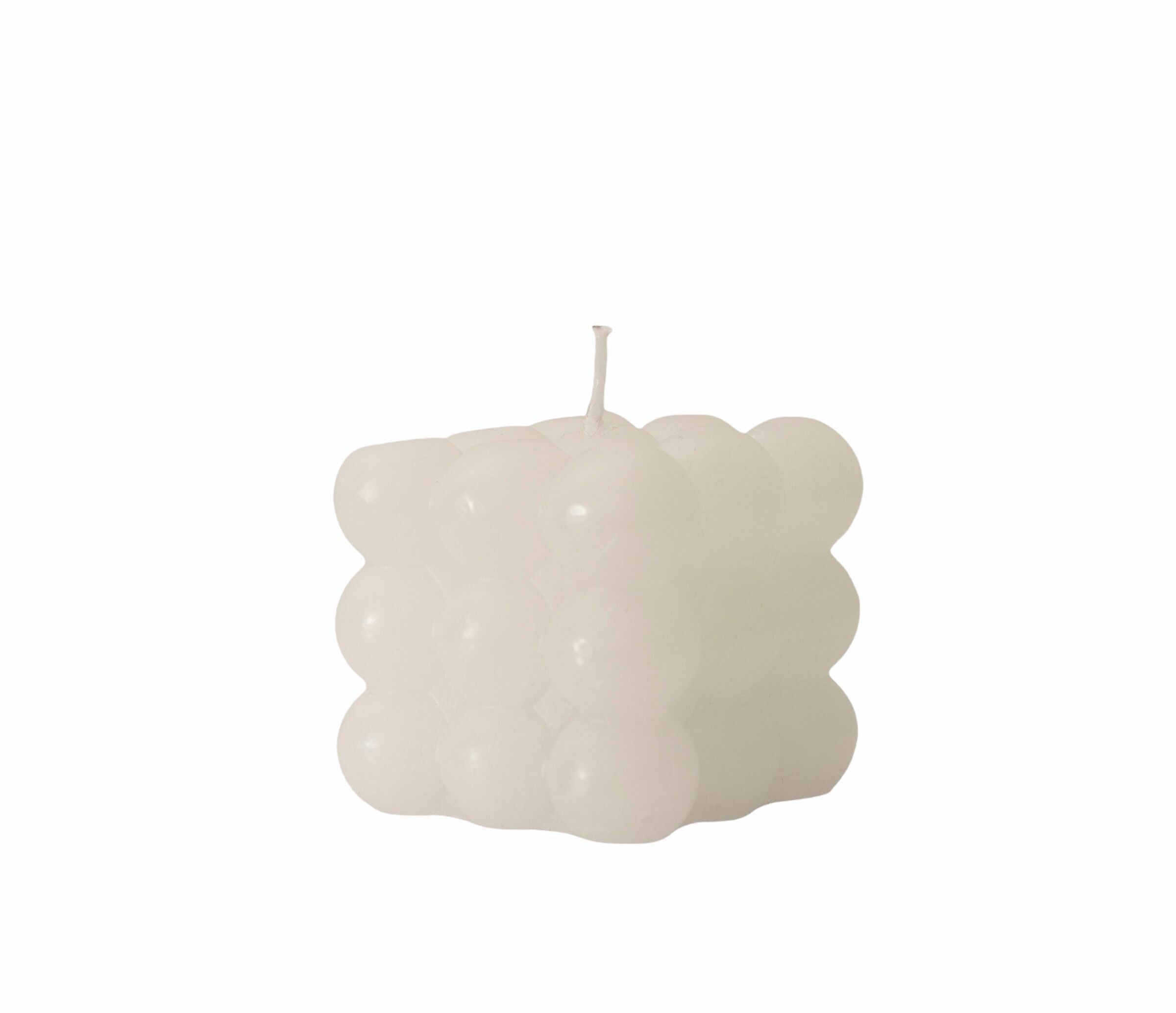 Candela a bolle (bianca)