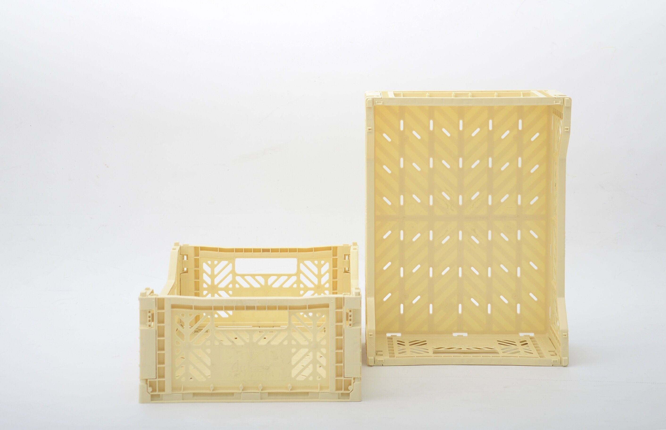 Caja Odett Plegable Medium (Set 2) (Beige)