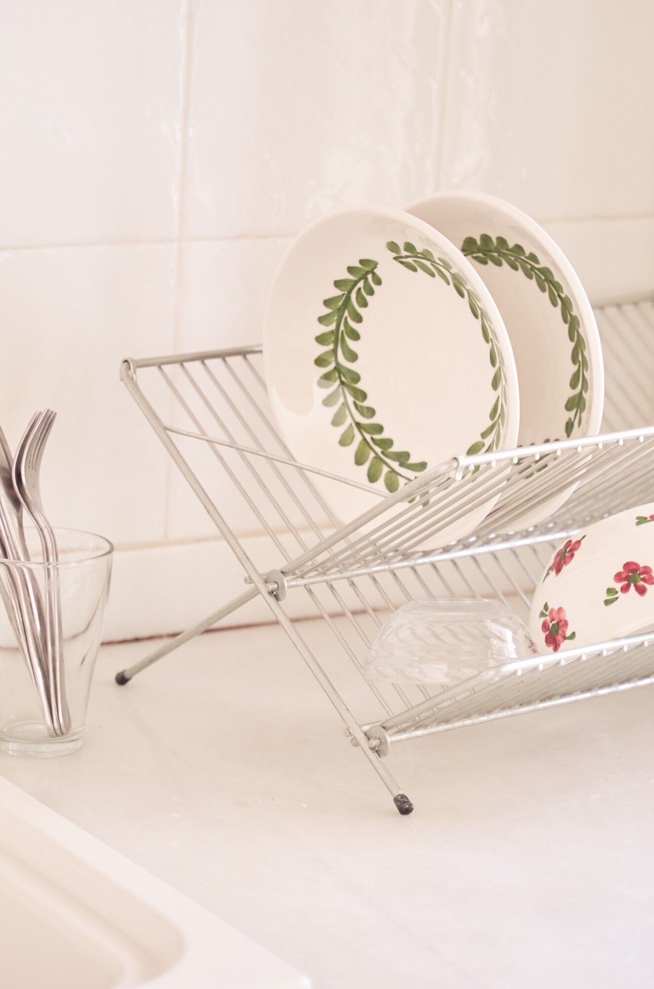 Set 2 Suppenteller (Blumen)