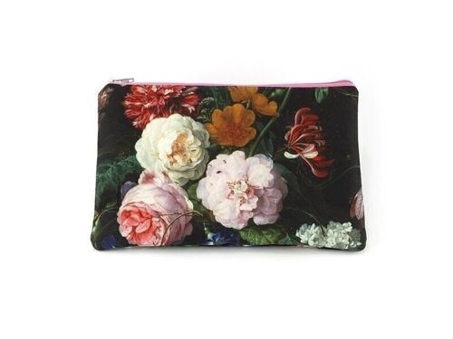 Pouch, de Heem, Flower still life