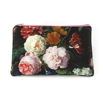 Pouch, de Heem, Flower still life