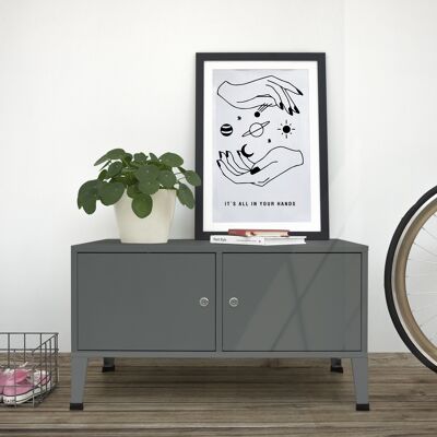 Chest of drawers (Grey)