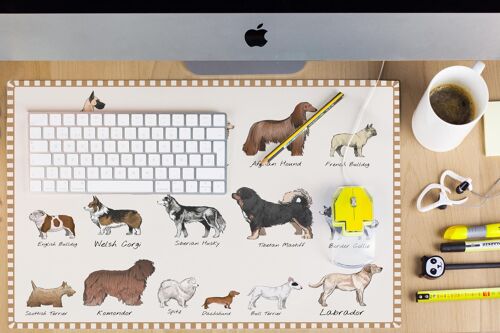 Desk Mat (Dog Types)