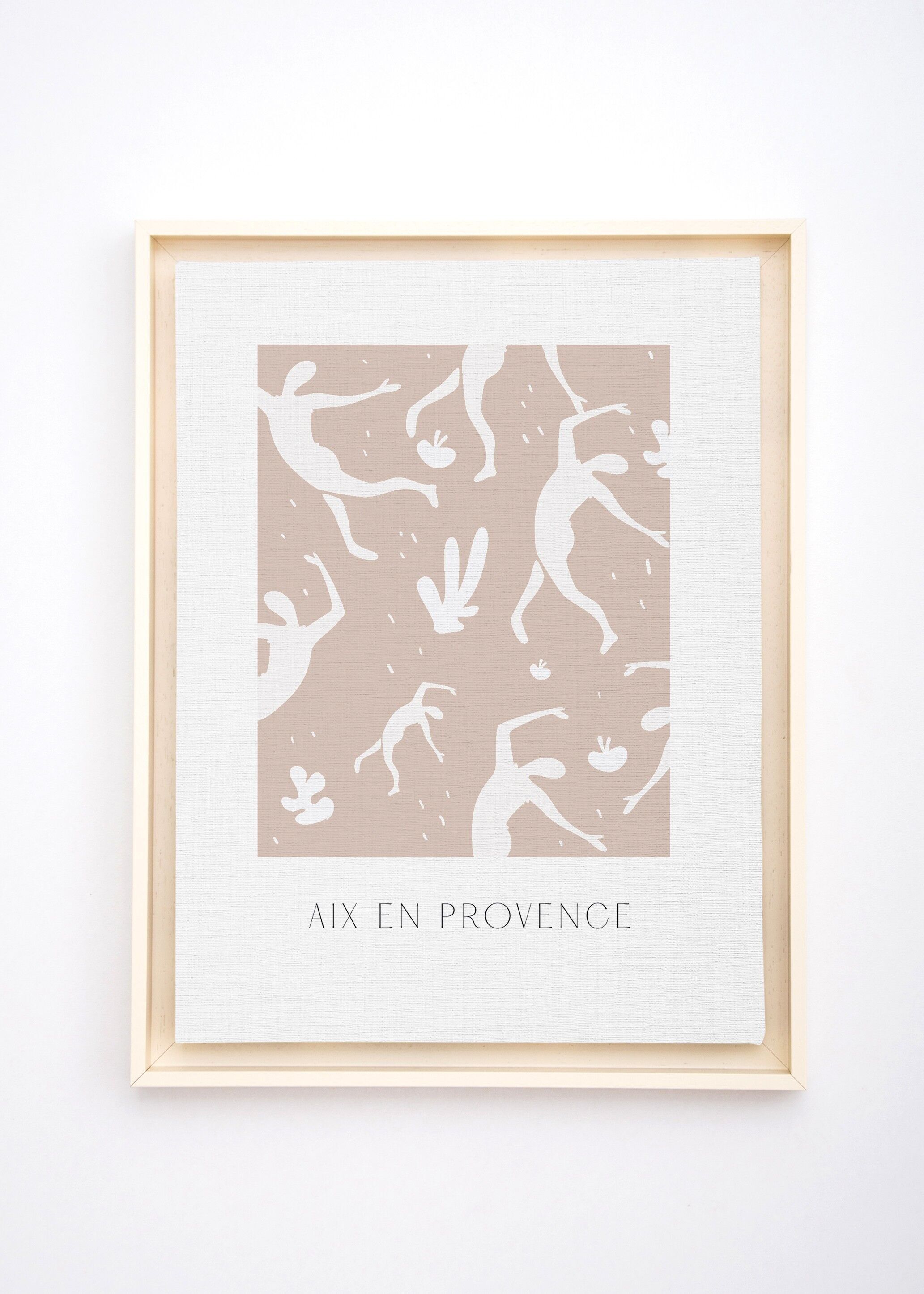 Schweberahmen 60x40 Natur (Tanz)