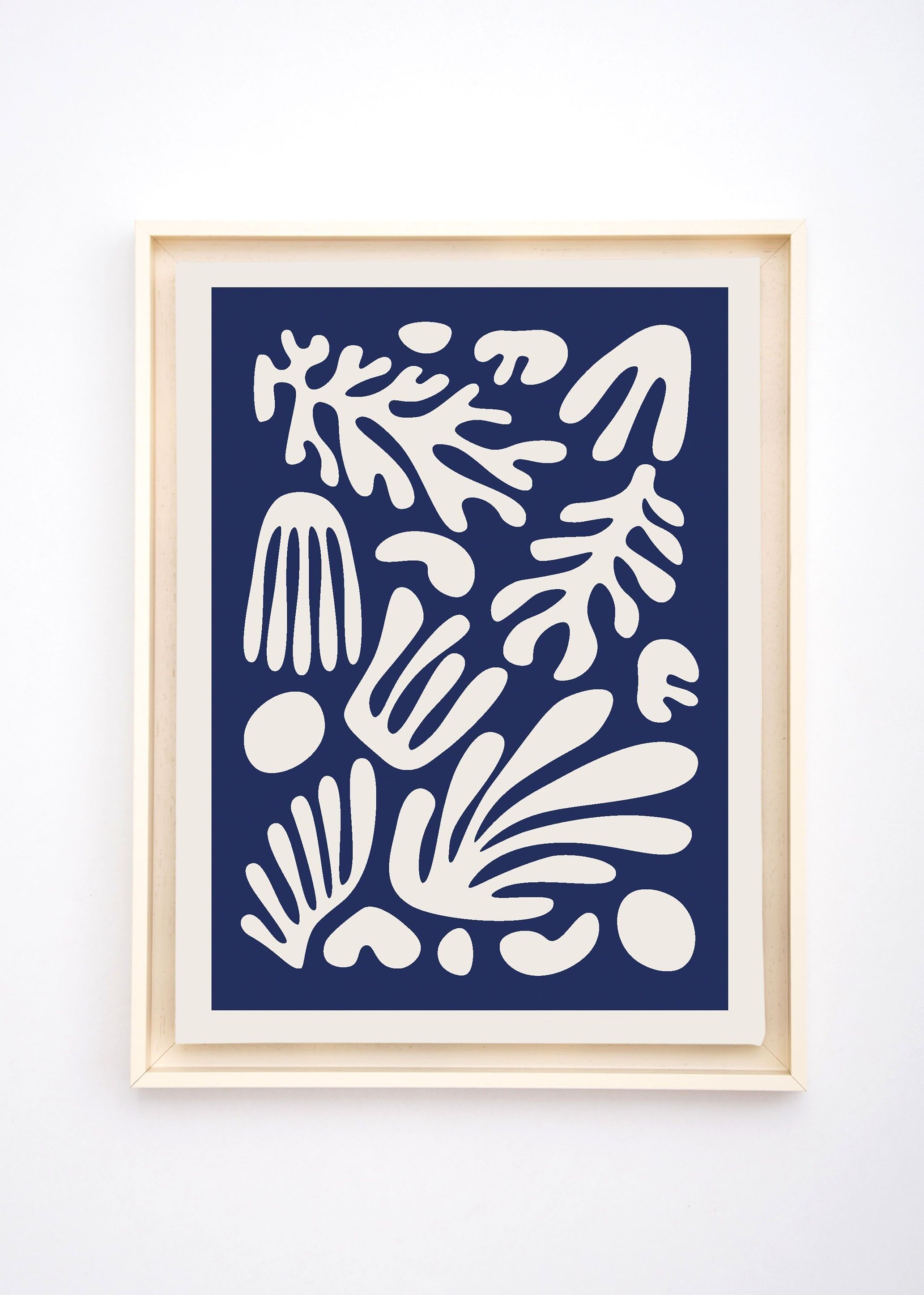 Schwimmrahmen 60x40 Natur (Tiefsee)