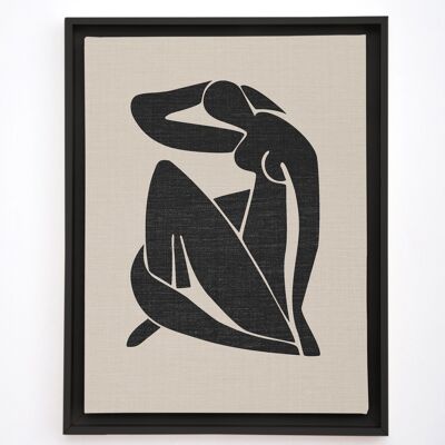 Floating Frame 60x40 Color (Matisse Woman)