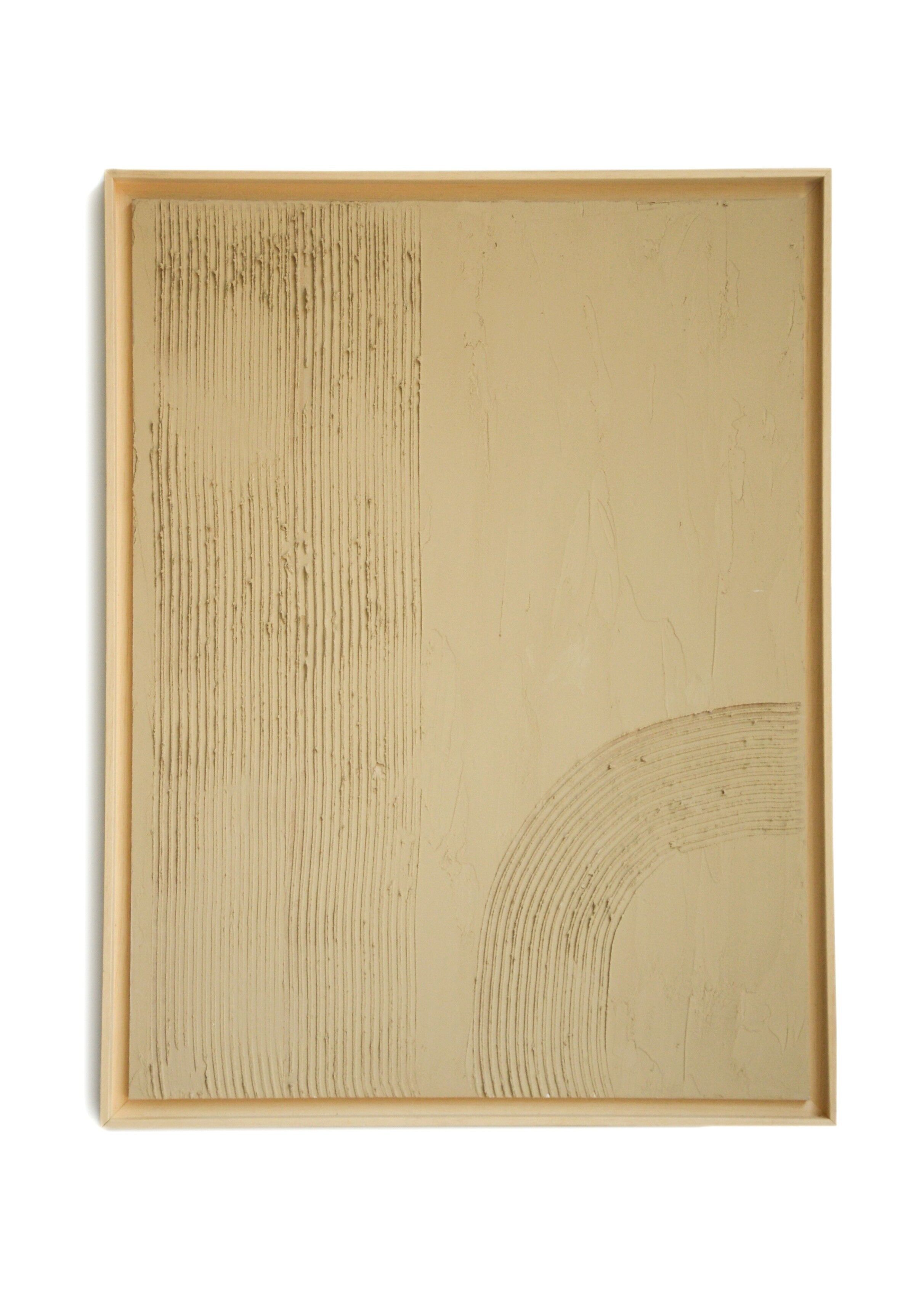 Floating Relief 60x40 Natur (Sandlinien)