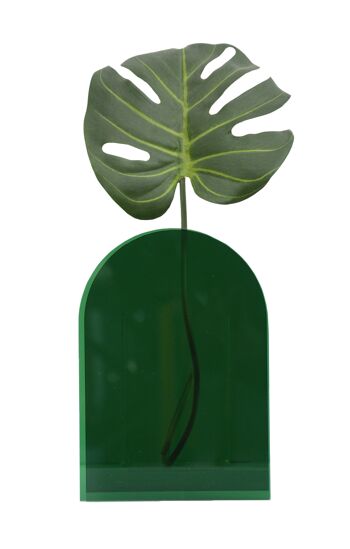 Vase à fleurs en acrylique (vert) 6