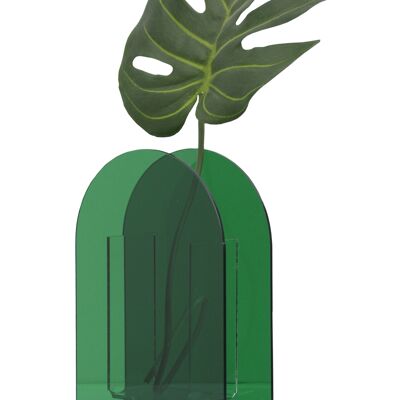 Vase à fleurs en acrylique (vert)