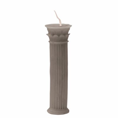 Roman Column Candle (Grey)
