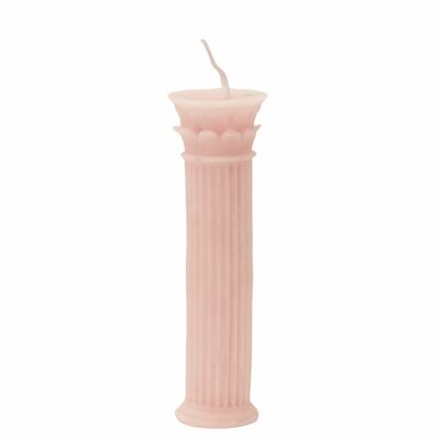 Roman Column Candle (Pink)