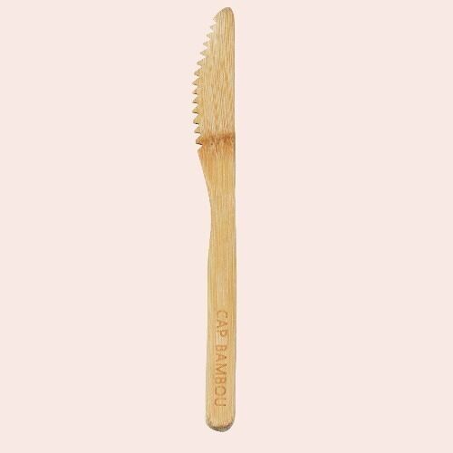 Couteau réutilisable en bambou