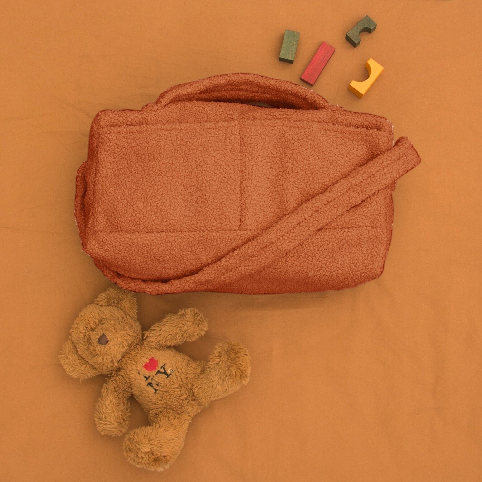 Mamma Teddy Bag (Terracotta)