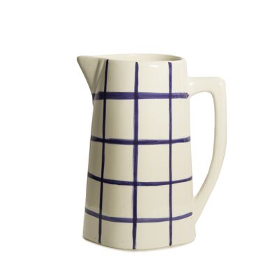 Vaso alto in ceramica (blu)