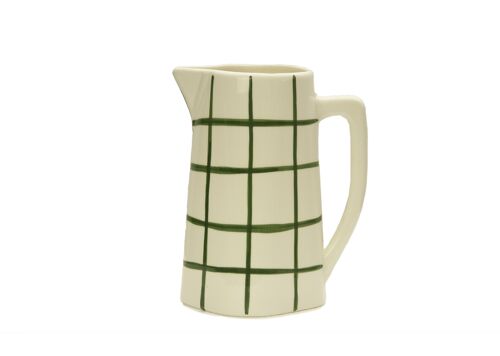 Tall Ceramic Jar (Green)