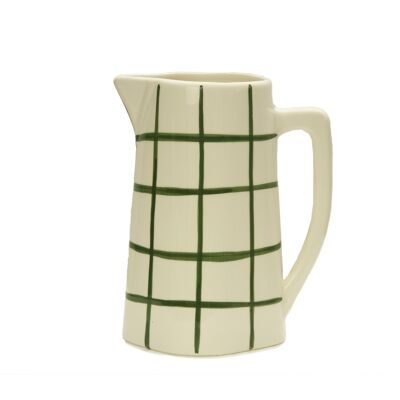 Tall Ceramic Jar (Green)