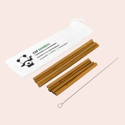 Bamboo mix straw kit