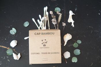 Coton-tige en bambou X100 3