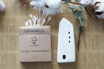 Coton-tige en bambou X100 2