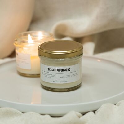 Gourmet cookie | pot from 200g to 500g | vegetable candle