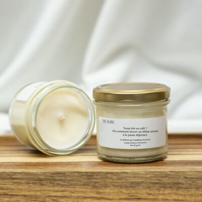 White tea | 200g glass jar | vegetable candle