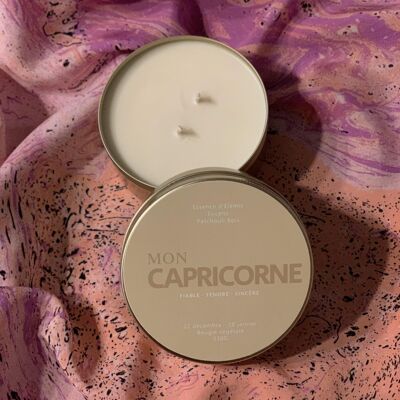 My Capricorn | aluminum jar 230g | free cotton pouch | vegetable candle