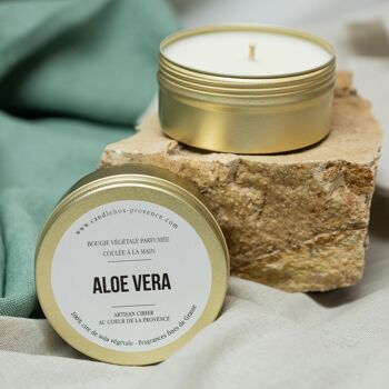 Aloe vera | pot de 200g à 500g | bougie végétale 3