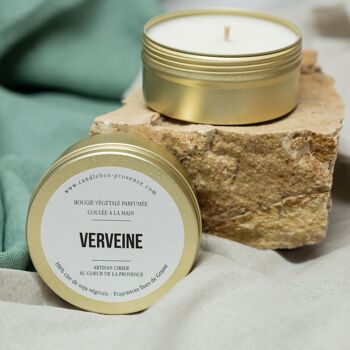 Verveine | pot de 200g à 500g | bougie végétale 3