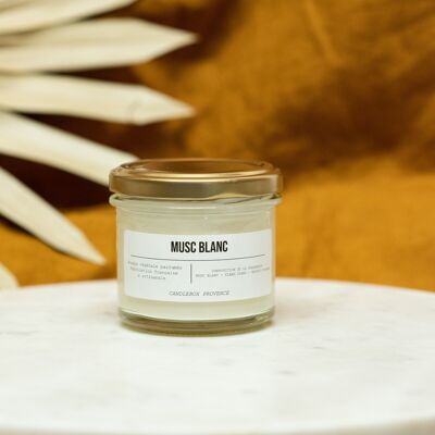 Muschio Bianco | vaso da 200g a 500g | candela vegetale