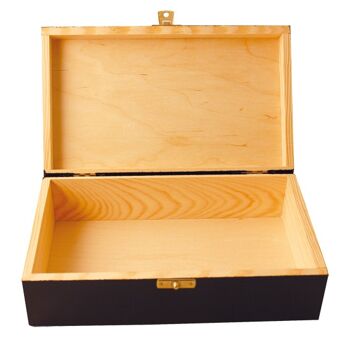 Boîte en bois avec logo licorne 2