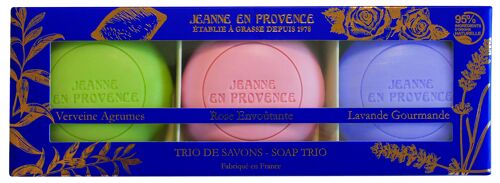 Coffret Jeanne en Provence - 3 savons