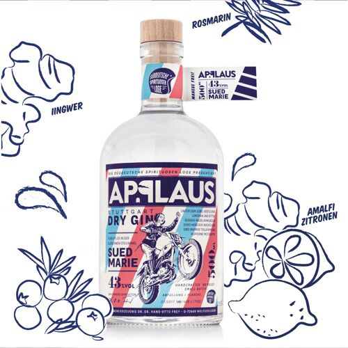 Applaus Dry Gin - Suedmarie