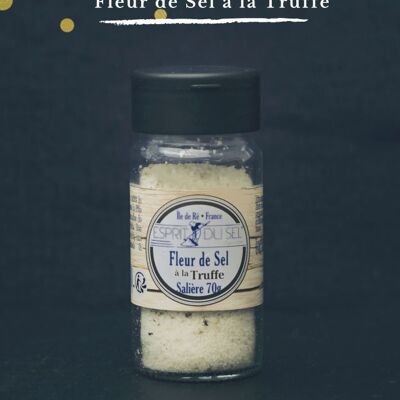 Fleur de sel truffle salt shaker 70gr