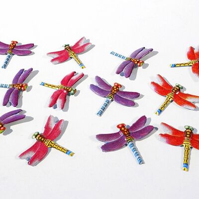 Pin's libellule présentoir de 12 Fabriqué au Japon