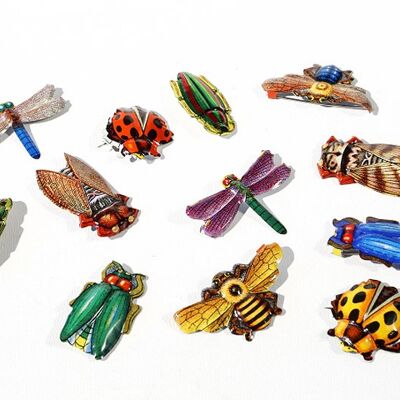 Pin Insects 12 display Made in Japan