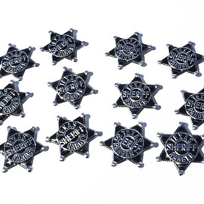 Distintivo da sceriffo da 12 stelle Made in Japan