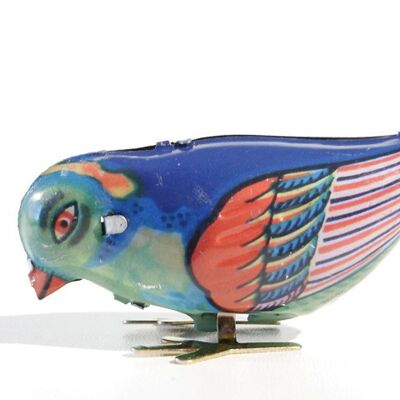 Vogel klein, blau "Blue Bird", Made in China