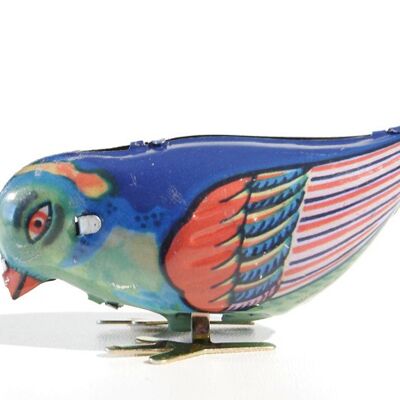 Vogel klein, blau "Blue Bird", Made in China