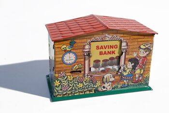 Tirelire "Saving Bank", fabriquée en Inde 1