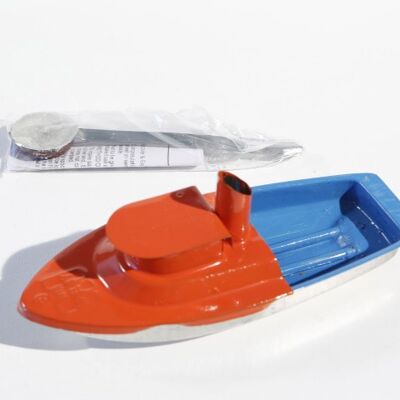 Barca pop pop con capanna "Hut Boat", colori misti, Made in India