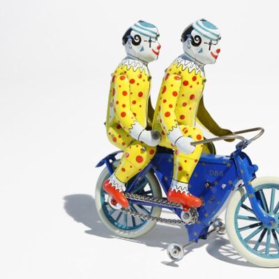 Clown "duetto" in bicicletta, Made in Germany