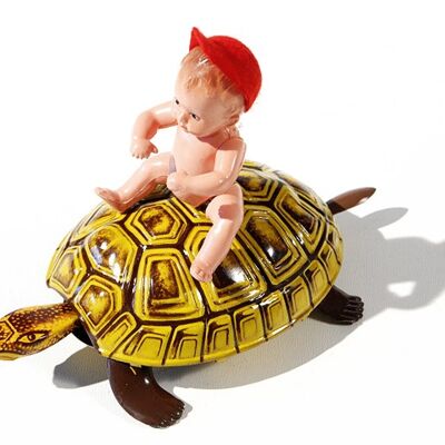 SUSI-BABY Turtle with child Made in Germany Orig. Lehmann