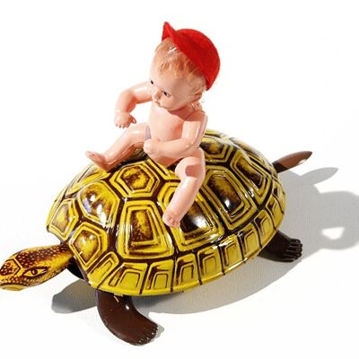 SUSI-BABY Tartaruga con bambino Made in Germany Orig. Lehmann