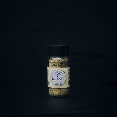 Fleur de sel rosemary salt shaker 60gr