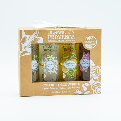 Coffret Jeanne en Provence - 4 huiles de douche